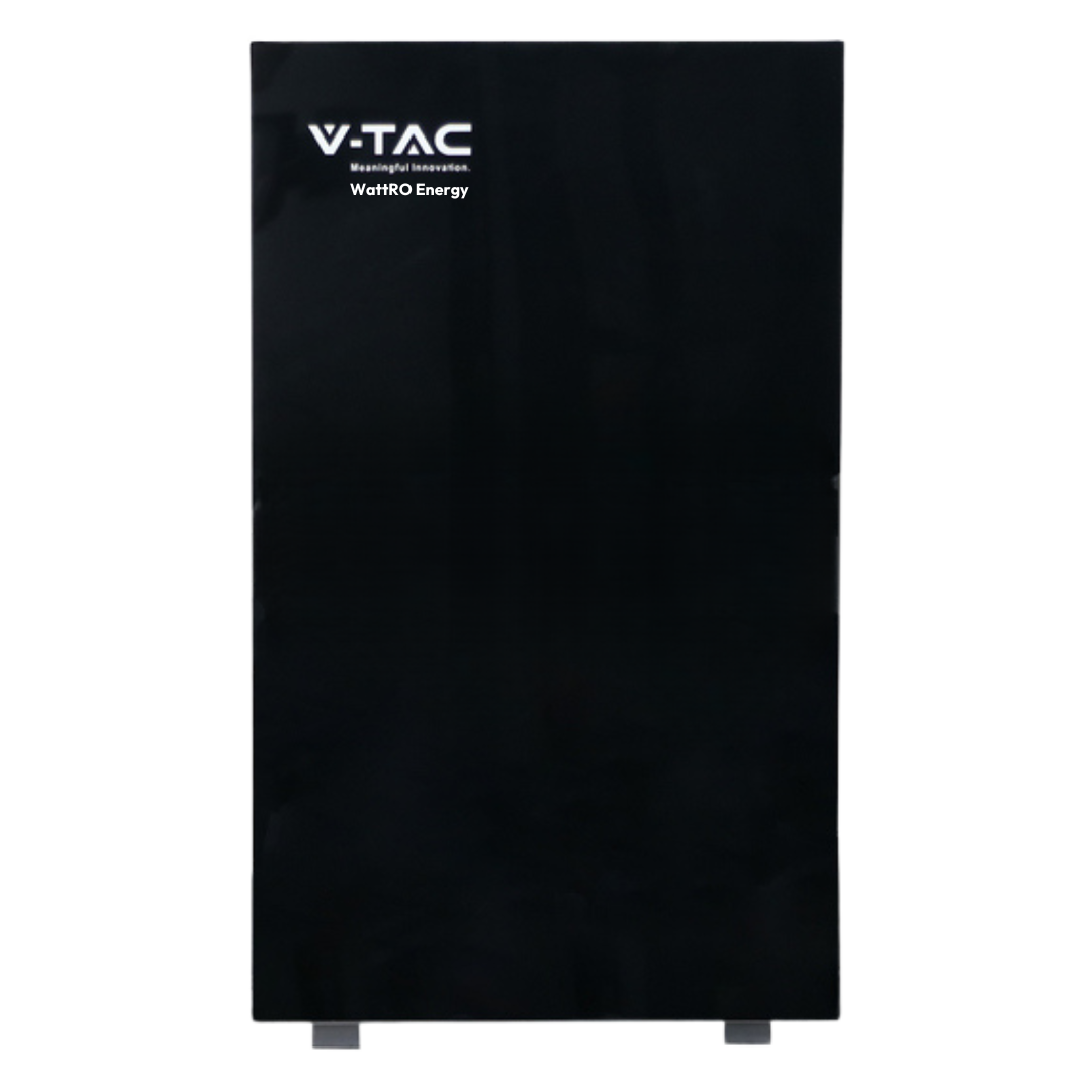 Acumulator V-TAC 16.07 kWh Negru Low Voltage WattRo Energy importator panouri fotovoltaice importator invertoare deye