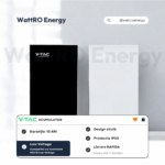 Acumulator V-TAC 16.07 kWh Negru Low Voltage baterii fotovoltaic stoc in romania wattroenergy ro importator