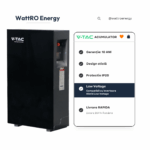 Acumulator V-TAC 16.07 kWh Negru Low Voltage data sheet wattroenergy.ro importator distribuitor invertoare deye