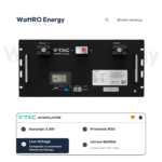 Acumulator V-TAC LifePO4 VT-48200B 9.6 kWh Low Voltagebaterii fotovoltaic stoc in romania wattroenergy.ro importator distribuitor a