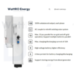 Invertor Hibrid Deye SUN-20K-SG01HP3-EU High Voltage Trifazat detalii tehnice wattroenergy.ro importator distribuitor invertoare deye