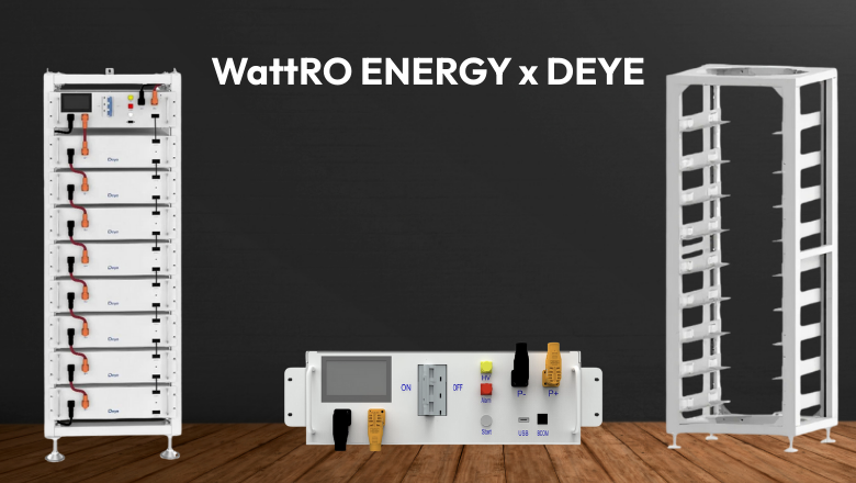 Rack Metalic Deye 9 Unitati 3U-L Rack - 9 layer battery pack BOS-G WattRo Energy - Importator si Distribui