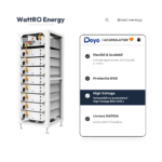 Rack Metalic Deye 9 Unitati 3U-L Rack - 9 layer battery pack BOS-G sistem fotovoltaic wattroenergy.ro impo