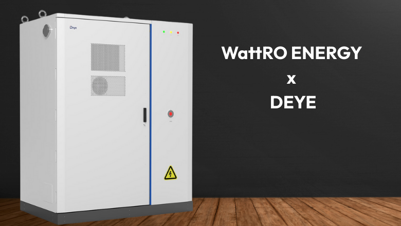 Sistem de Stocare Deye GE-F120-2H2 (EU) 120 kWh IP57WattRo Energy - Deye solutii industriale pagina produs wattroenergy.ro