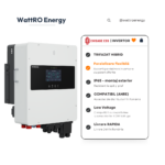 Ecran de monitorizare pentru invertor Chisage MARS 14kW în timp real