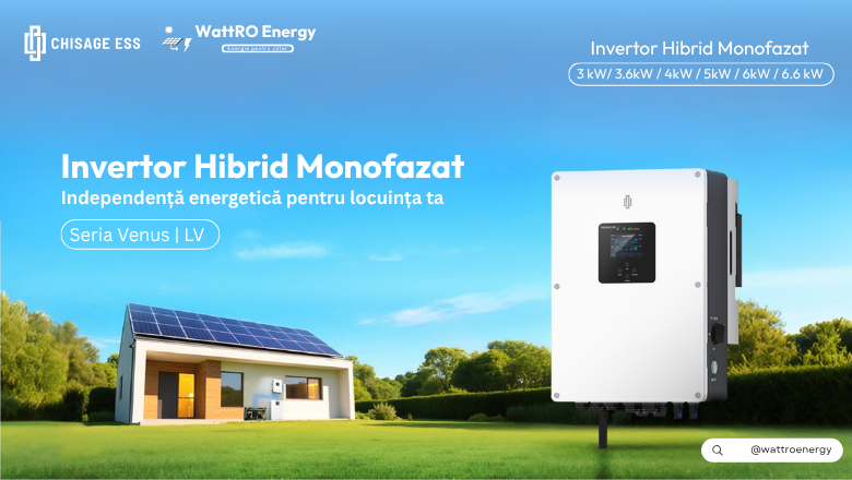 Instalare invertor Chisage 6.6kW într-un sistem fotovoltaic rezidențial